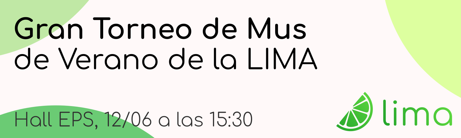 Banner de la actividad con los detalles del evento
